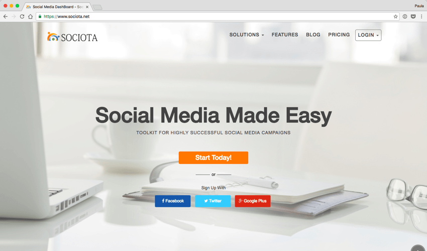 Sociota - social media marketing apps