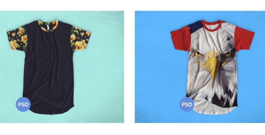 Free T-Shirt Mockups PSD Templates- Michael Hoss