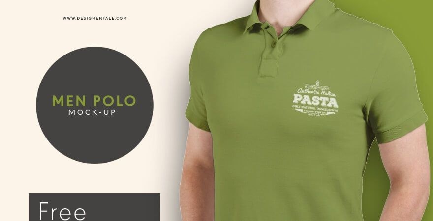 Free Polo T-Shirt Mockup- Designer Tale