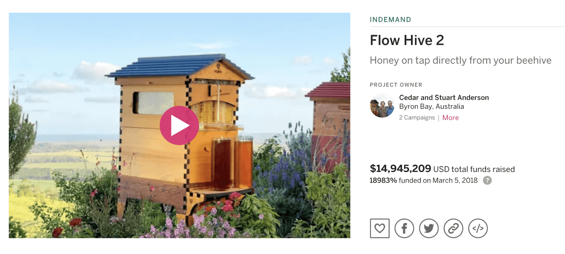 Flow Hive 2 Campaign