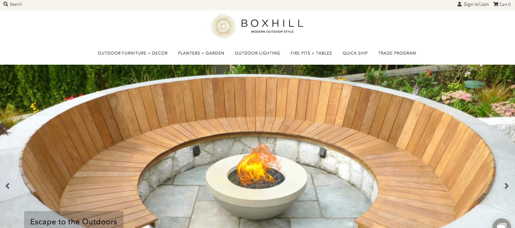 boxill exemple site outdoor