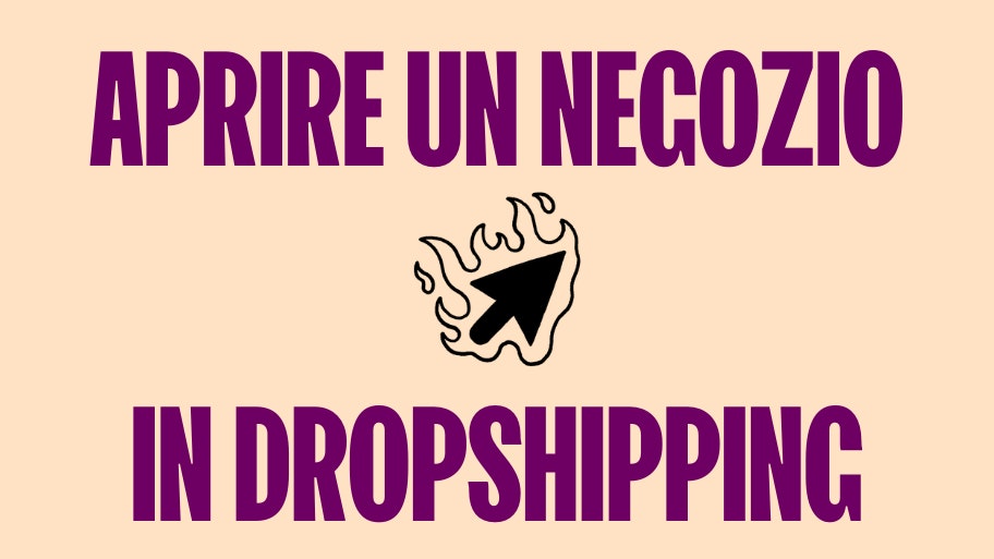 creare un negozio online di dropshopping