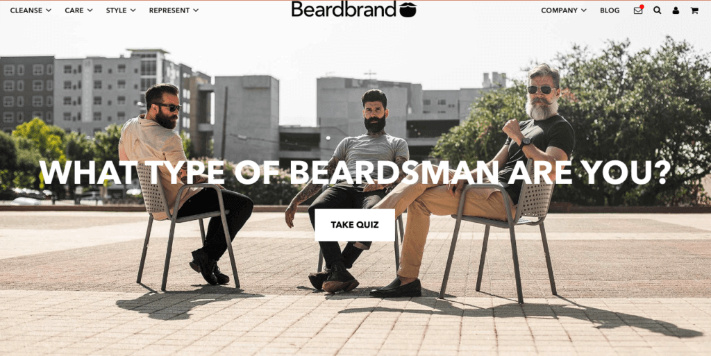 Beardbrand Shopify Store