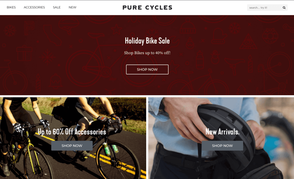 Pure Cycle Shopify Store