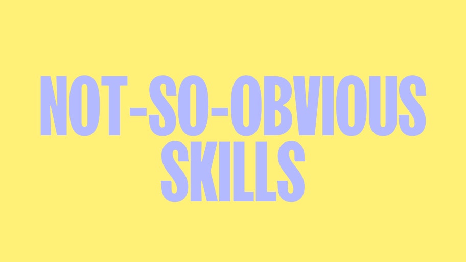 10 Not-So-Obvious Skills of Top Performers