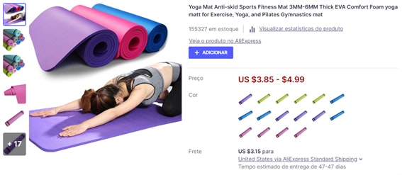 O que vender para ganhar dinheiro: esteira para yoga