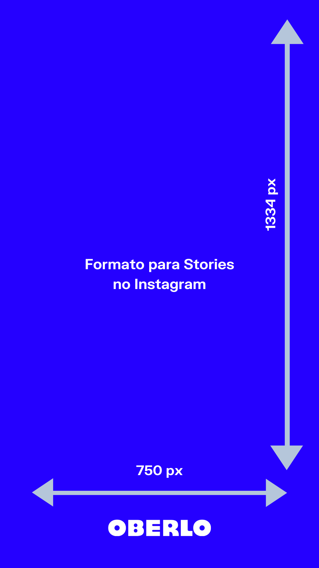 Formato para Stories no Instagram