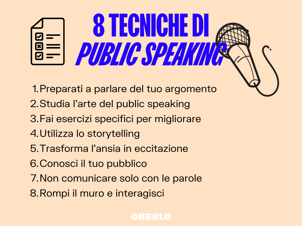 tecniche di public speaking