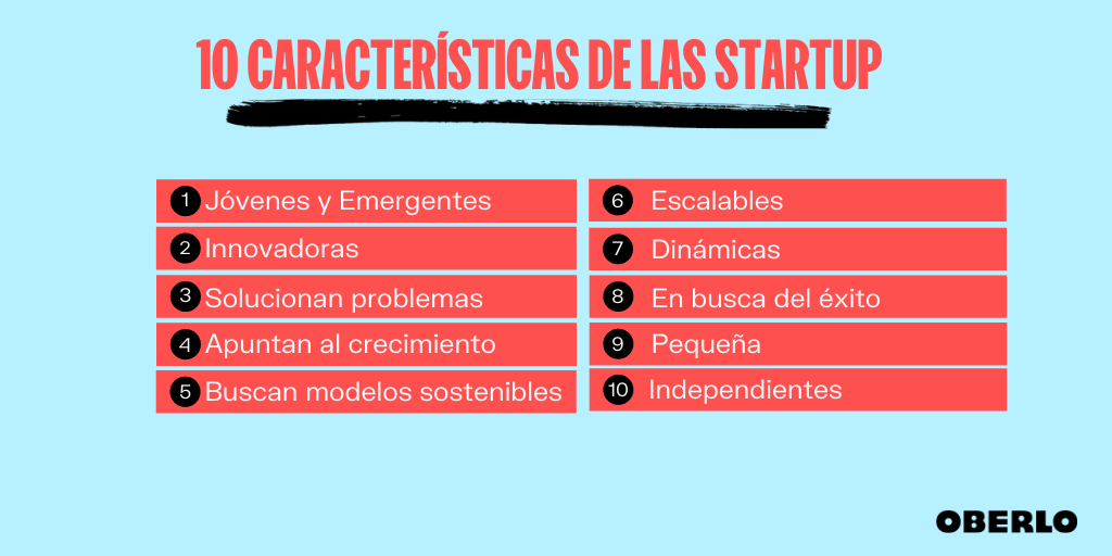 10 características de las empresas startup