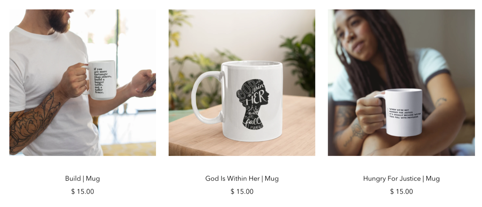 The Happy Givers: Mugs