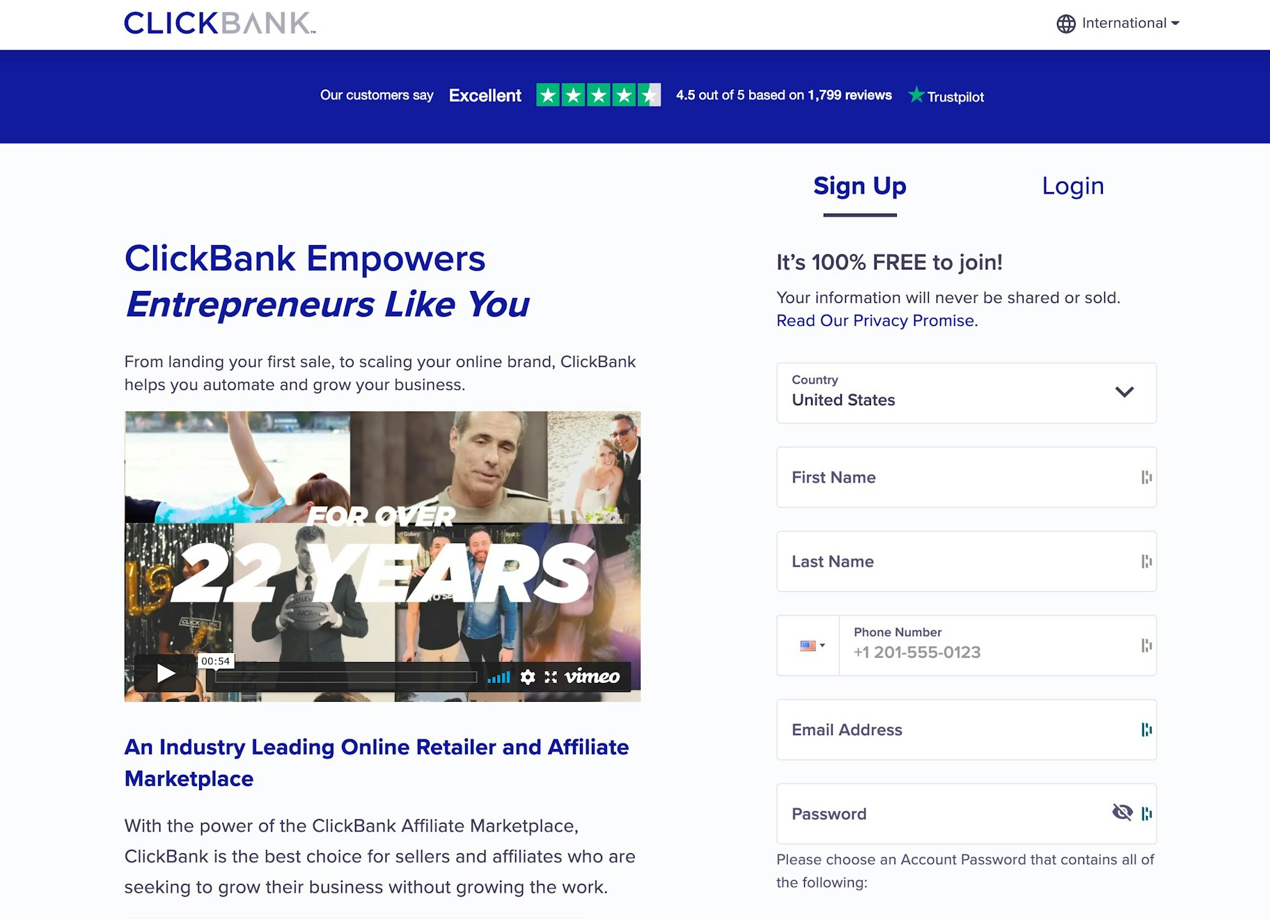 programme d'affiliation clickbank