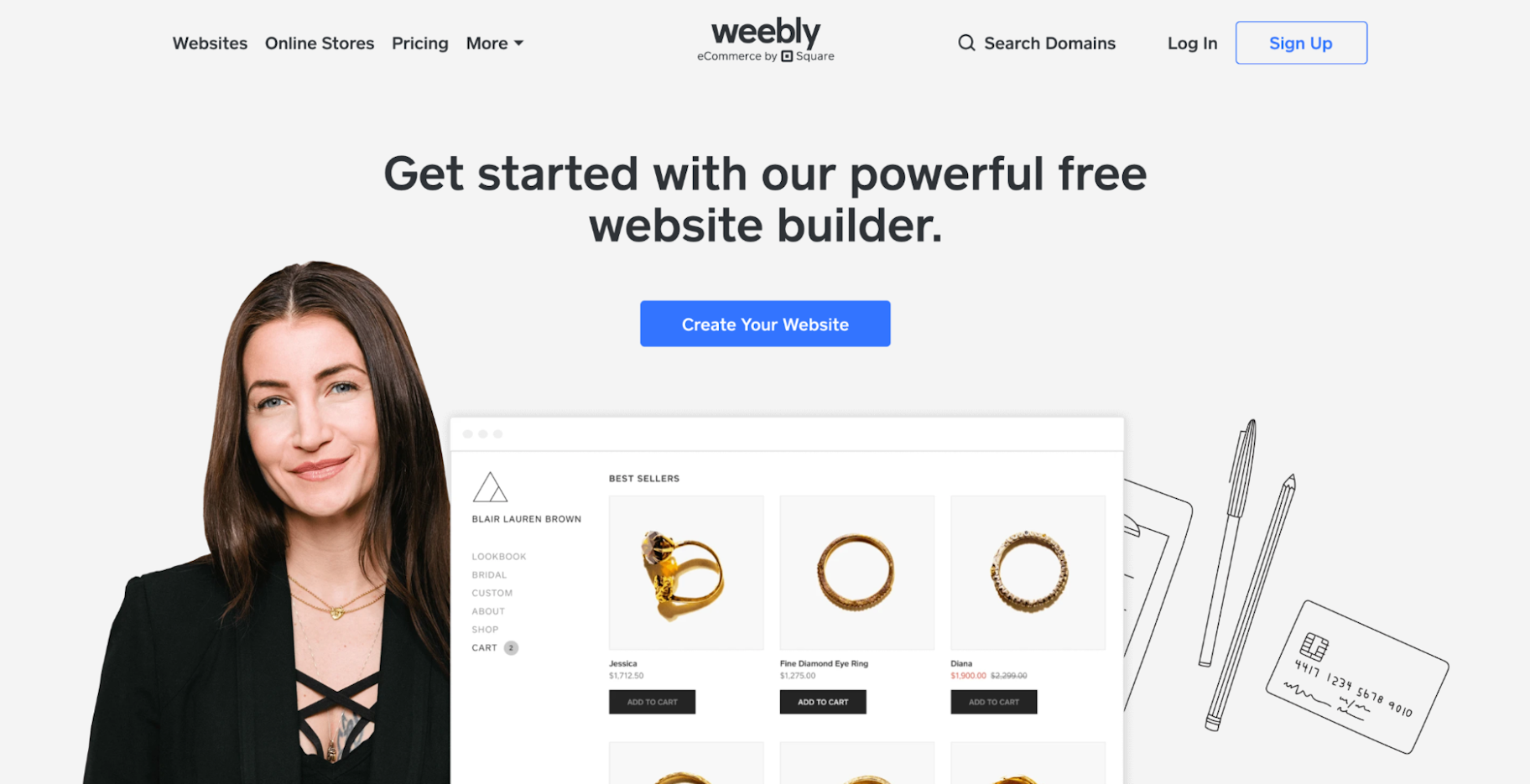 Wix Alternatives Free: Weebly