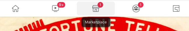 Top menu marketplace