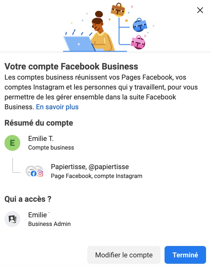 Compte Facebook Business Manager