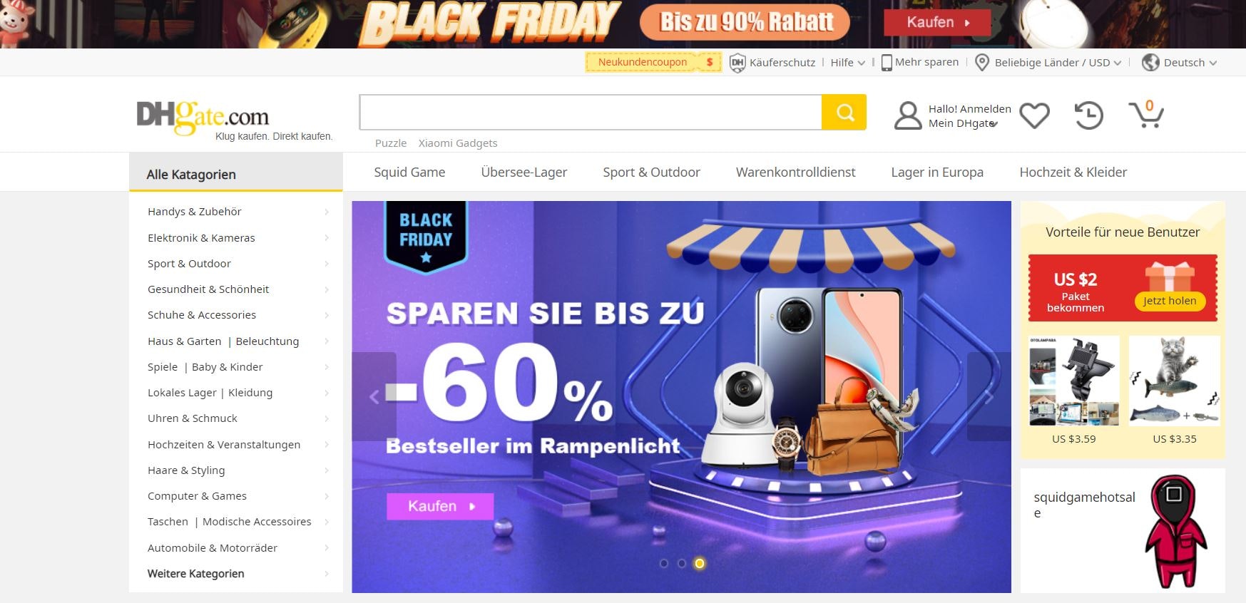 Dropshipping Anbieter DHgate