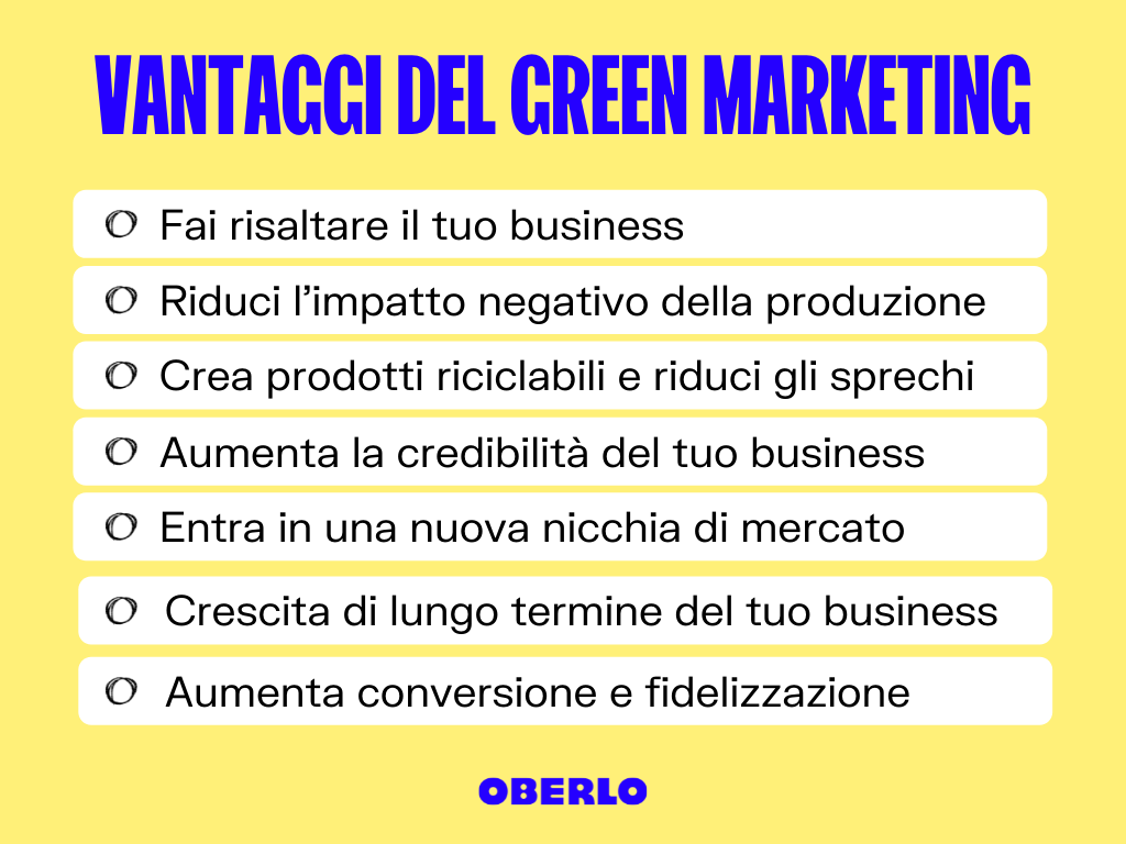 vantaggi del green marketing
