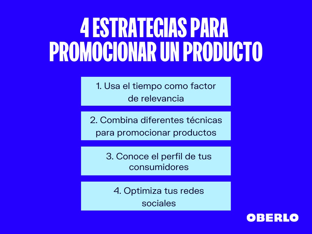 estrategias para promocionar un producto