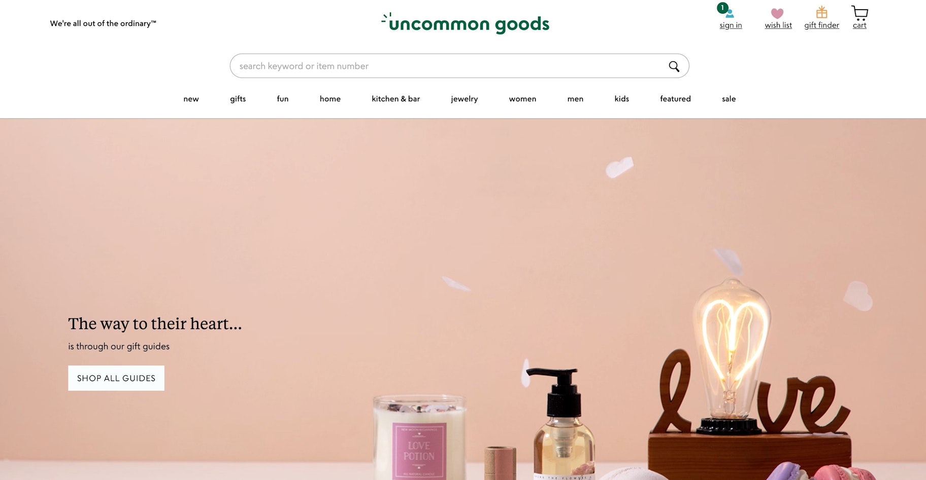 Amazon alternative for personalized gifts: Uncommon goods