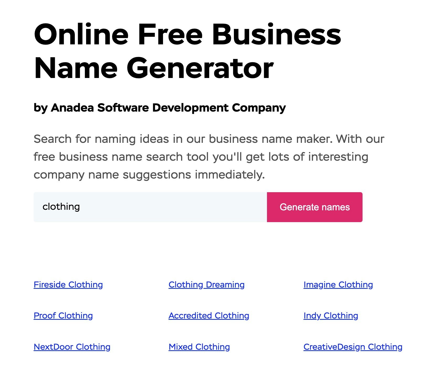 Microbe audible Saving Business Name Generator: 28 Free Tools to Find The Best Names (2022)