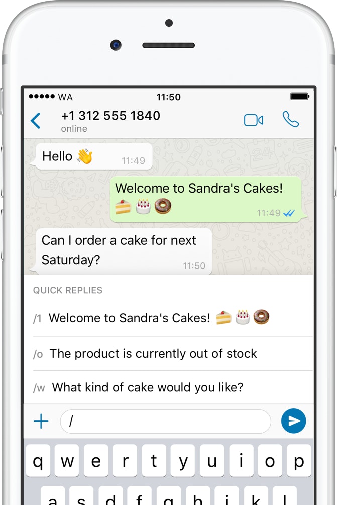 whatsapp business ajouter des messages automatiques