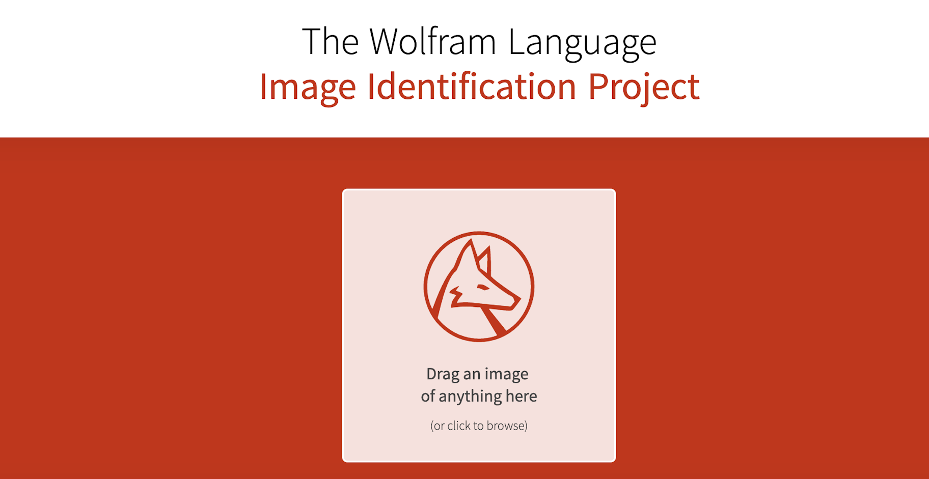 Image Identification Project