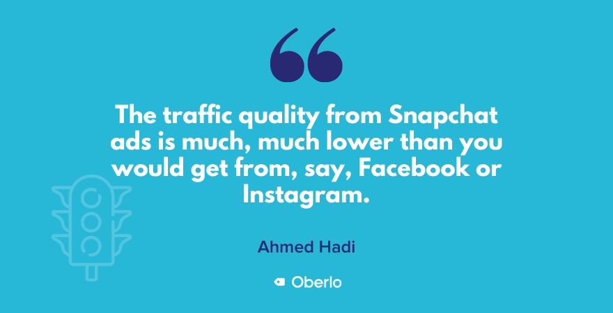 Snapchat ads traffic quality
