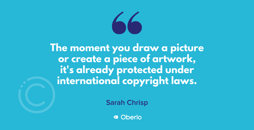 Sarah explains how copyrighting works