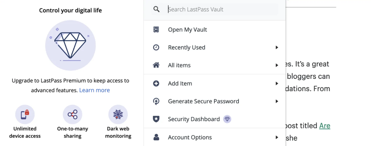 best password management Chrome extension: LastPass