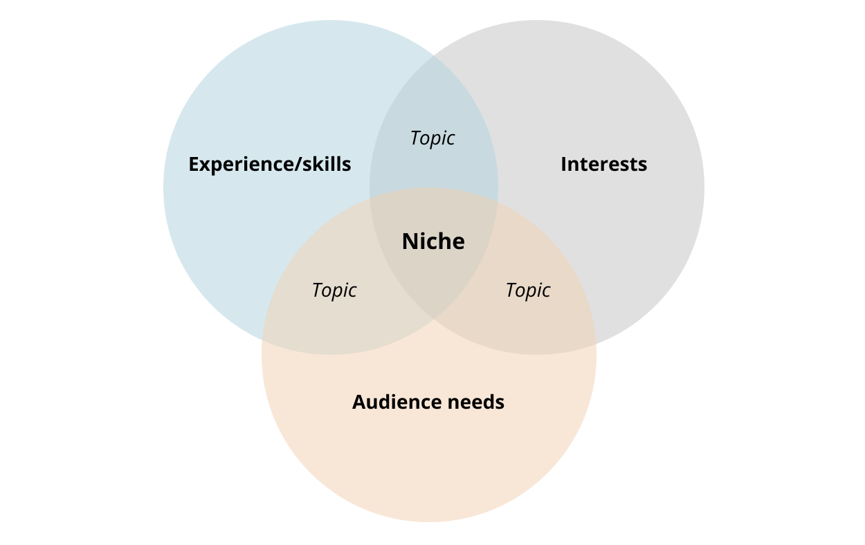 find your niche as a digital creator