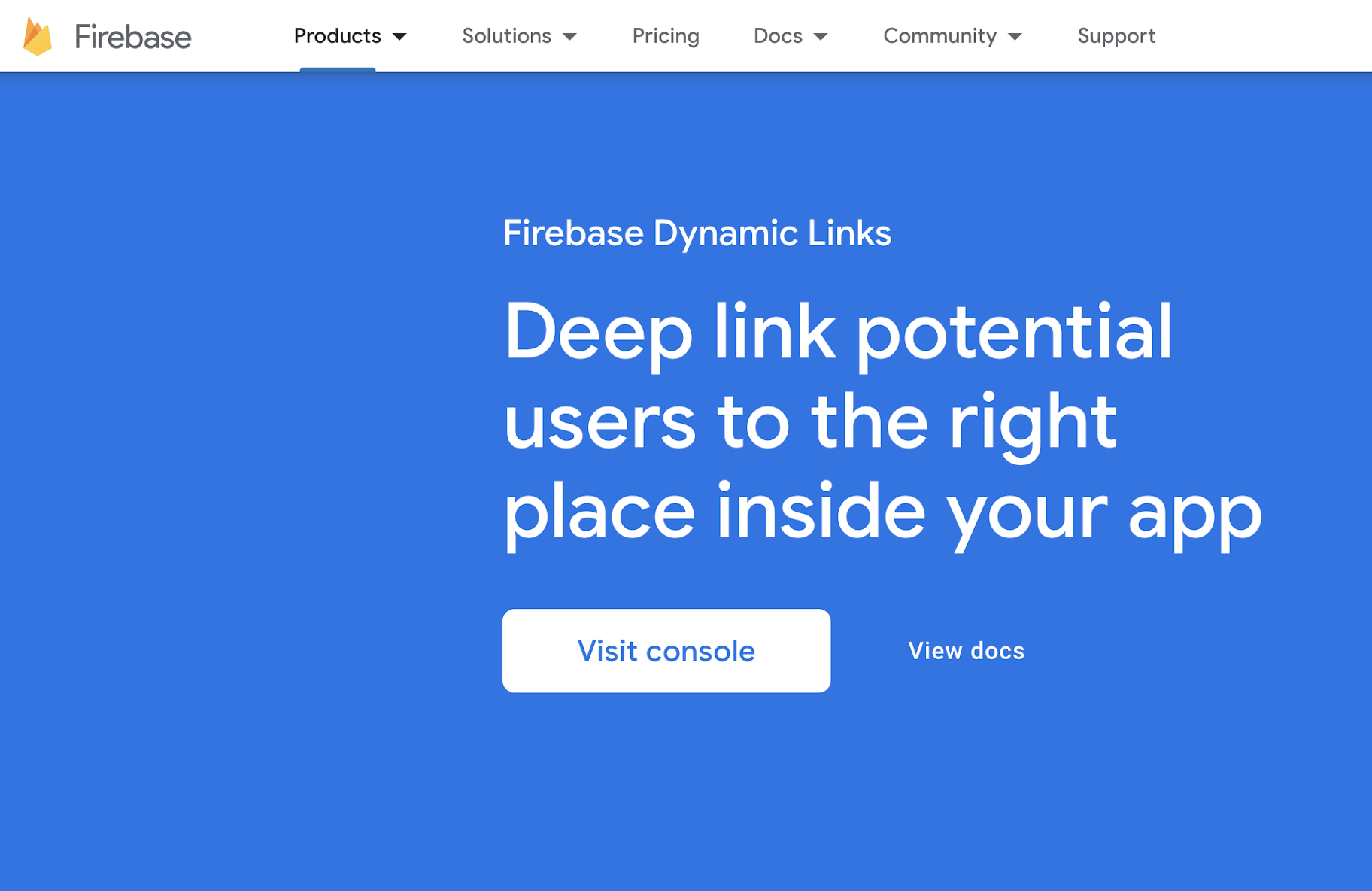 Firebase URL shortener