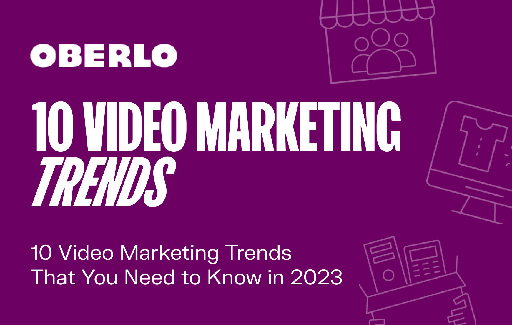 Video marketing trends header graphic